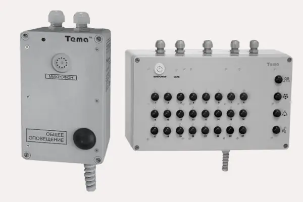 Приборы громкоговорящей связи Tema